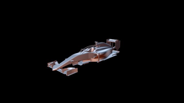 F1 Car Roll Hoop 3D Model