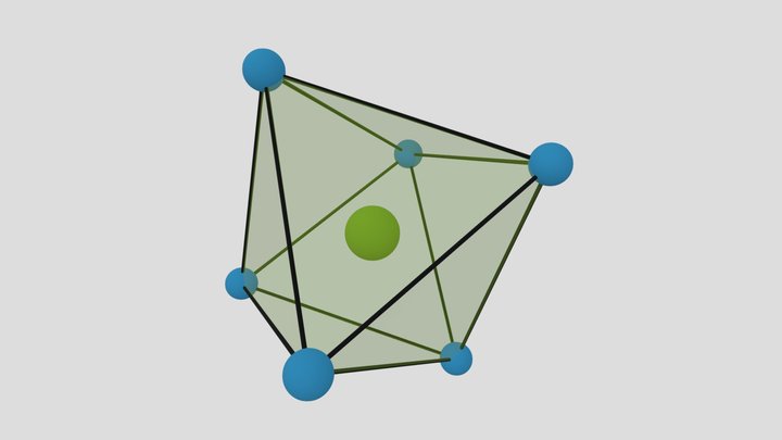 X06 Oktaeder 3D Model