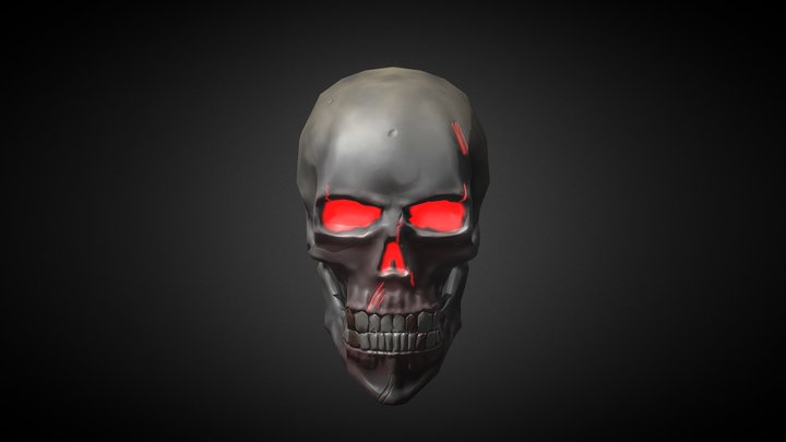 Skull Pirate B2C2 3D Model