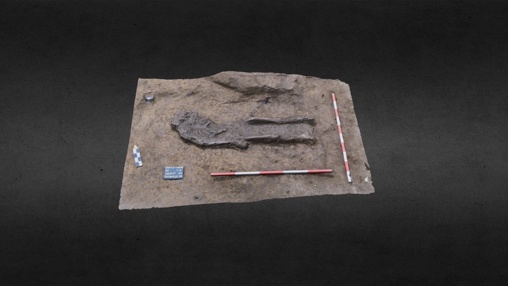 ZAV D35 - Obj093 - hrob 9 - 3D model by Centre of field archaeology of ...