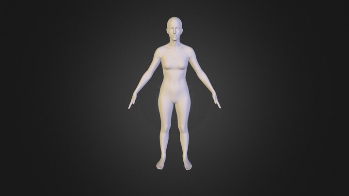 Barbara Body From Kinect (1) 3D Model