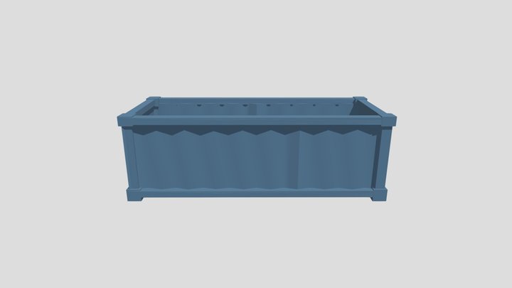Container Decheterie 3D Model