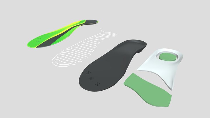 Smart Insole 3D Model