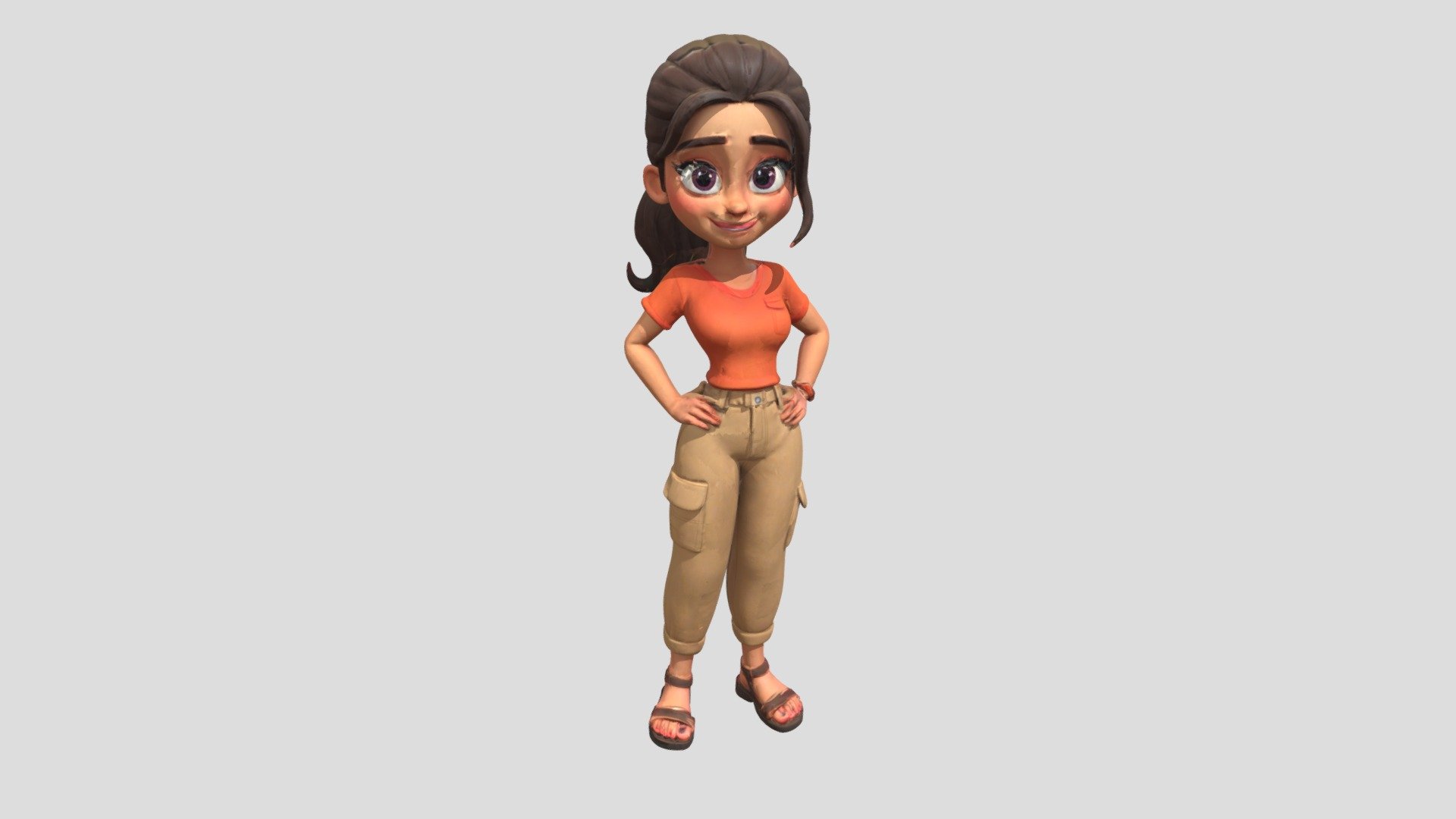 Explorer Girl - Download Free 3D model by hrithickroshan.hr2000 ...
