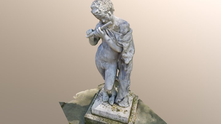 Tall Statue 3D Model