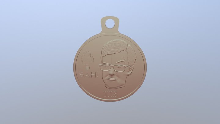 BAH Medal 2018 3D Model