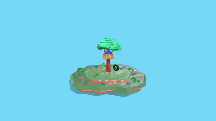La casa del árbol 3D Model