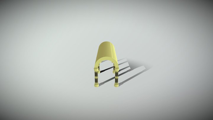 Column + Vine 3D Model