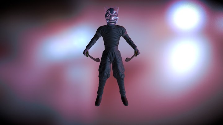 The Blue Spirit (Prince Zuko) 3D Model