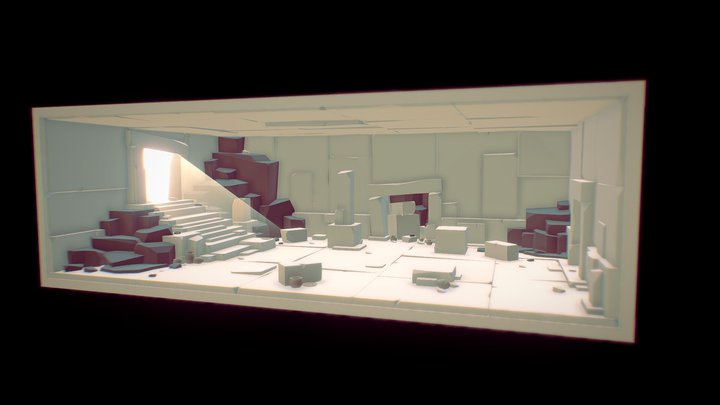 Ancient temple 3D Model