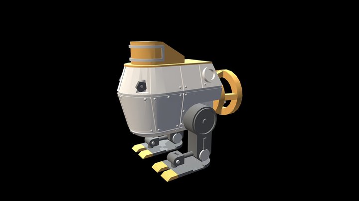 ロボットボム - Autobomb 3D Model