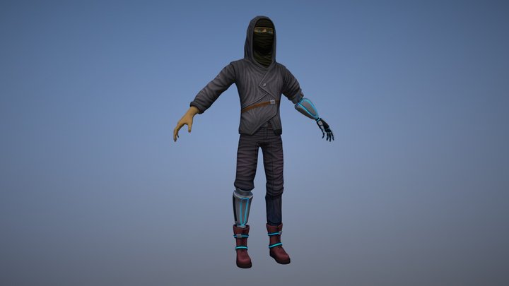 Game Character 2 3D Model