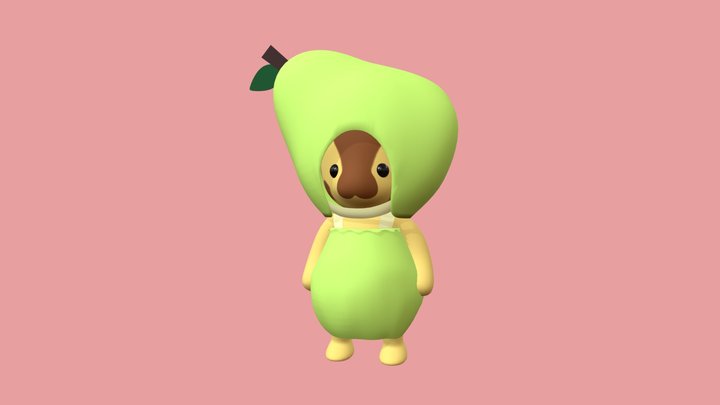 Sylvanian Families - Pear Giraffe – Free 3D Model STL