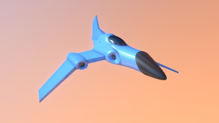 Avião 3D 3D Model