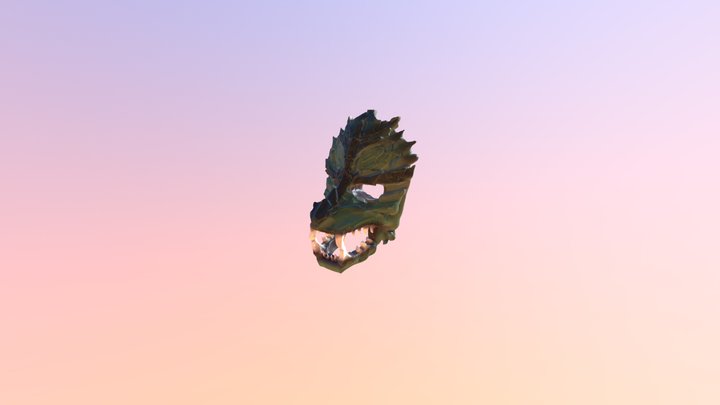 Dragon face mask 3D Model