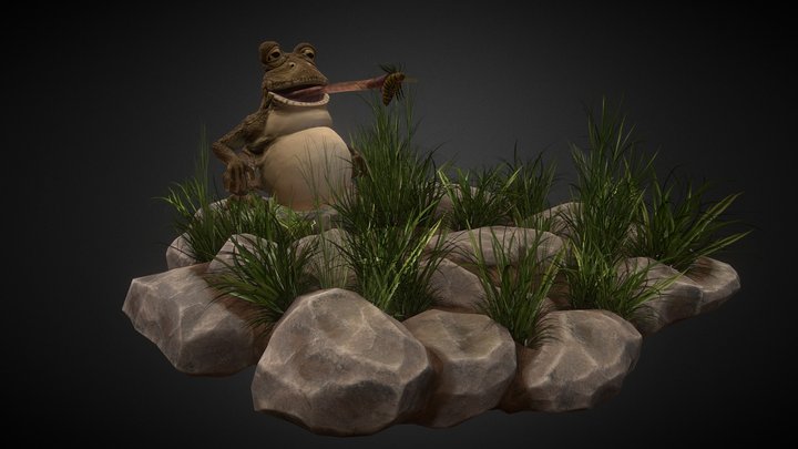 Frog_animation 3D Model