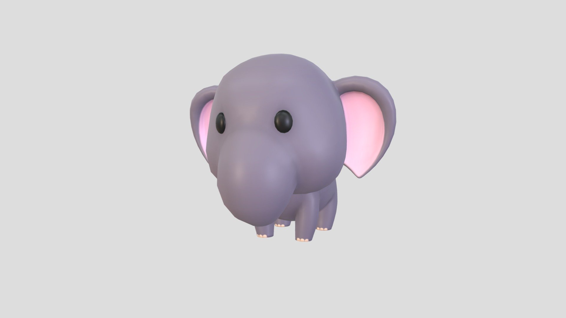 Character Elephant Buy Royalty Free D Model By Balucg A E F