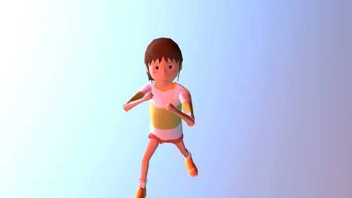 Chihiro Defense pose 3D Model
