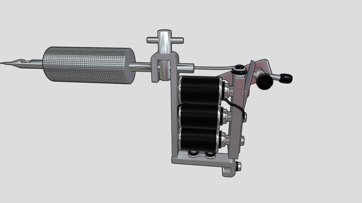 Tattoo machine 3D Model