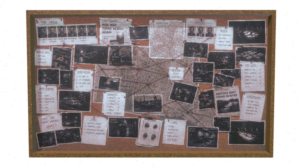 PSX - Cork/Evidence Board