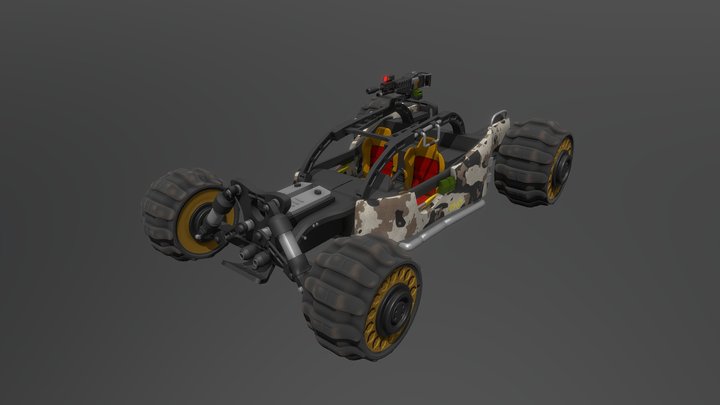 Desert Buggy 3D Model