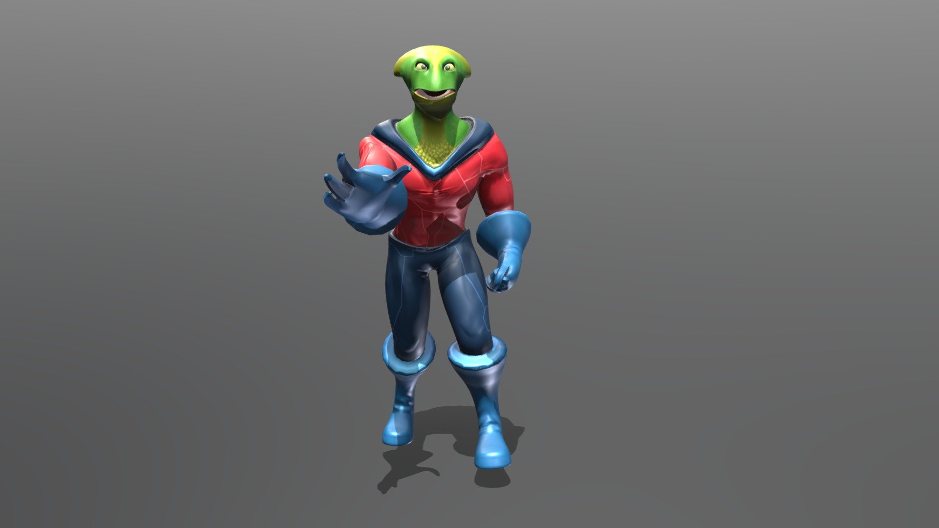 Alien_test_Character - 3D model by Charlie Marie (@CharlieMarie ...