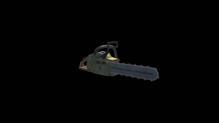 Chain Saw 3D Model