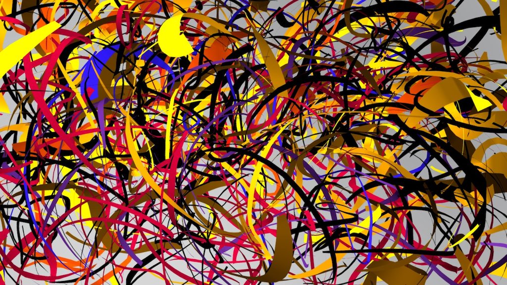 Jackson Pollock style VR sketch