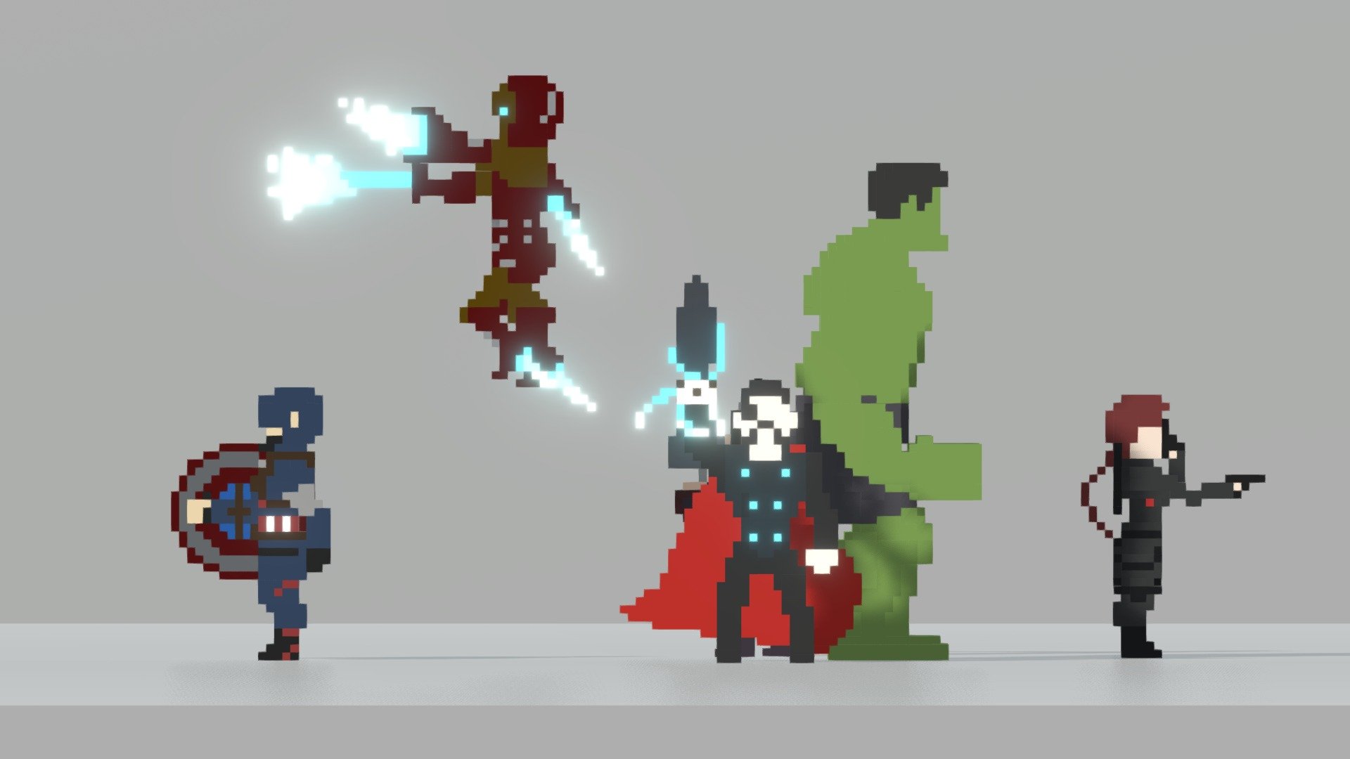 Avengers voxel