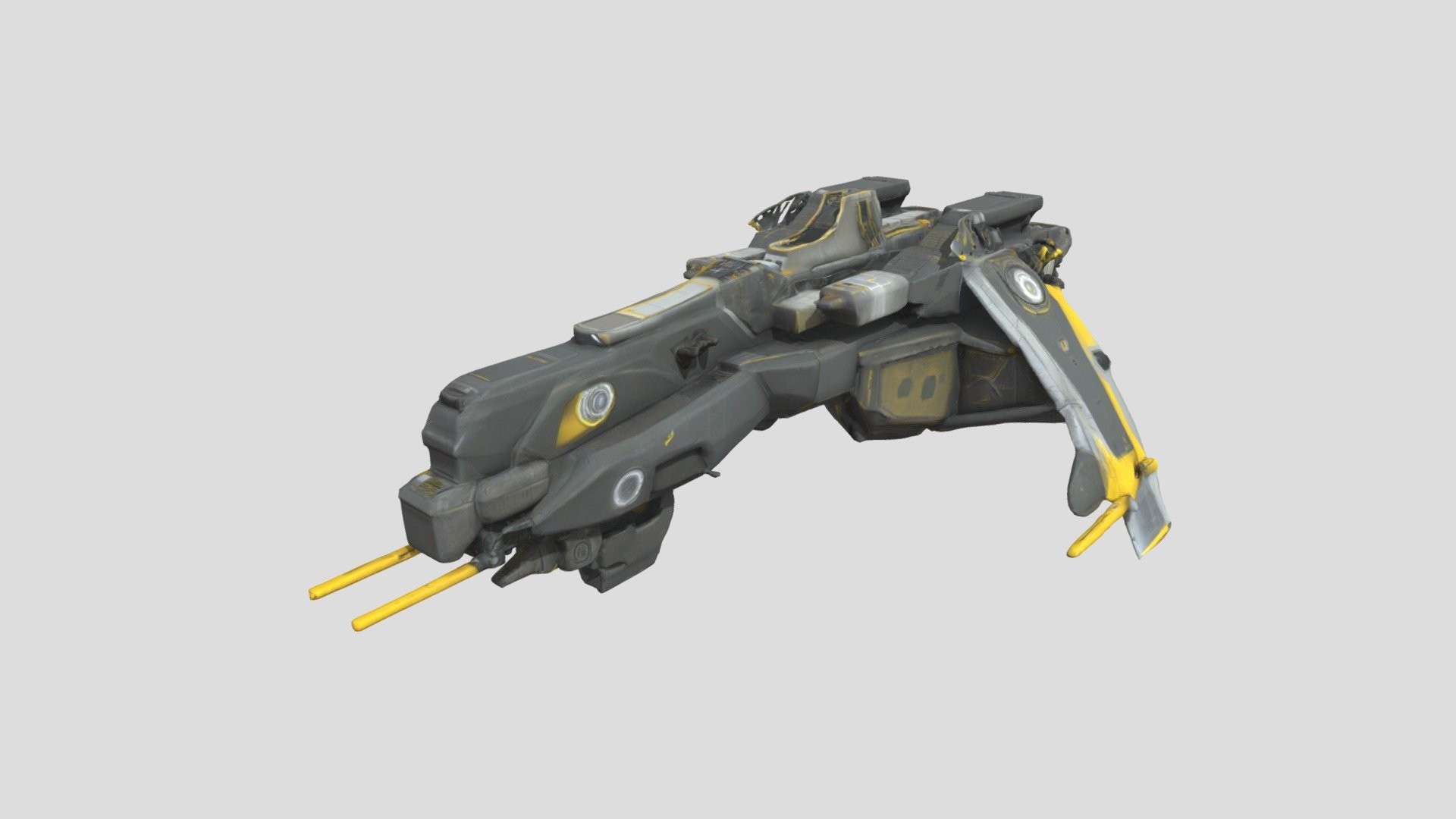 Starship Sentinel - Download Free 3D model by 𝖟𝖙𝖗𝖟𝖙𝖗 (@ztrztr3 ...