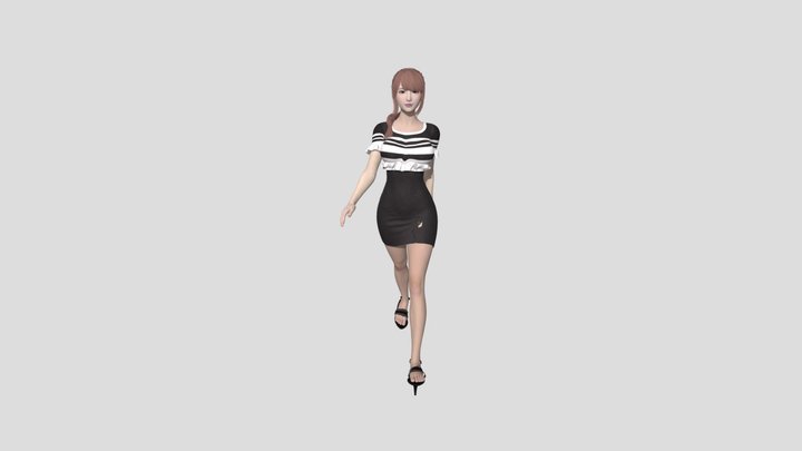 famale guyu 3D Model