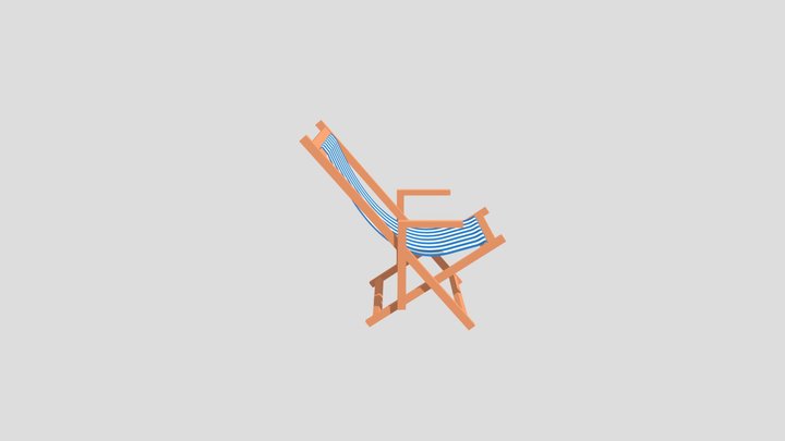 Beach chair 3D Model
