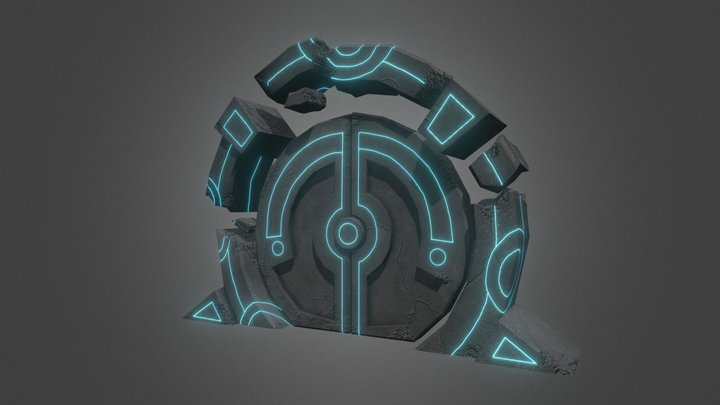 ASUNDER - Torso Door 3D Model