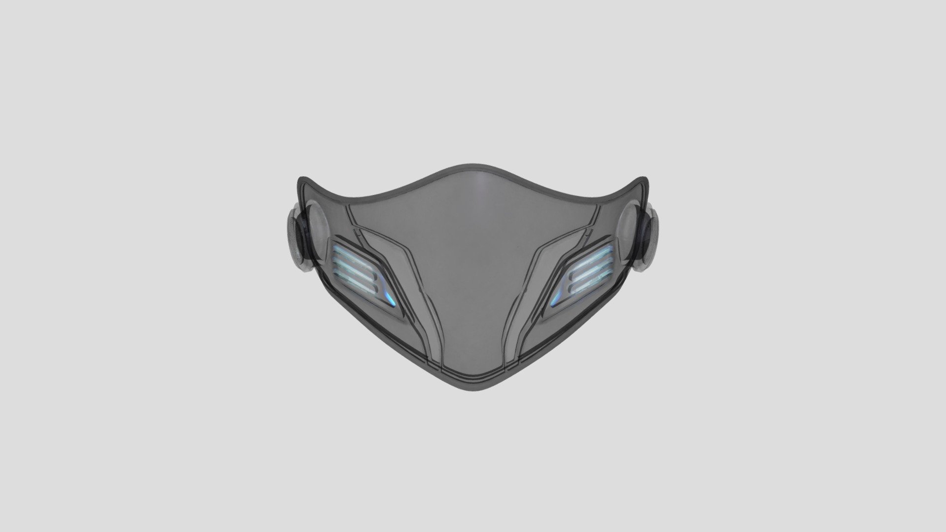 Cyberpunk Neon Mask - Game Ready - 3D model by MILEVEN3D [1aa633e ...