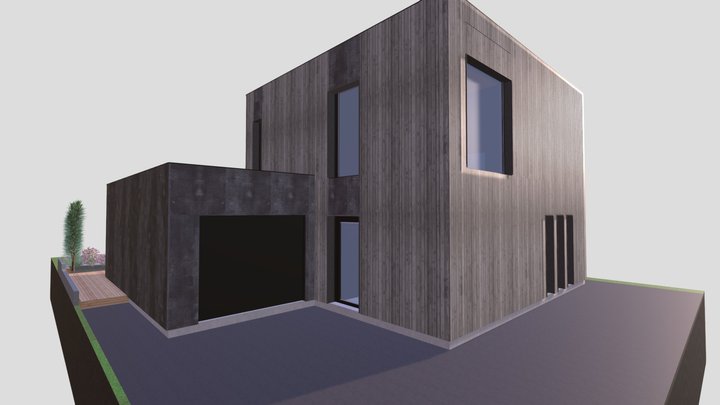 H-MOB - Maison ossature bois - VAKY PopUp House 3D Model