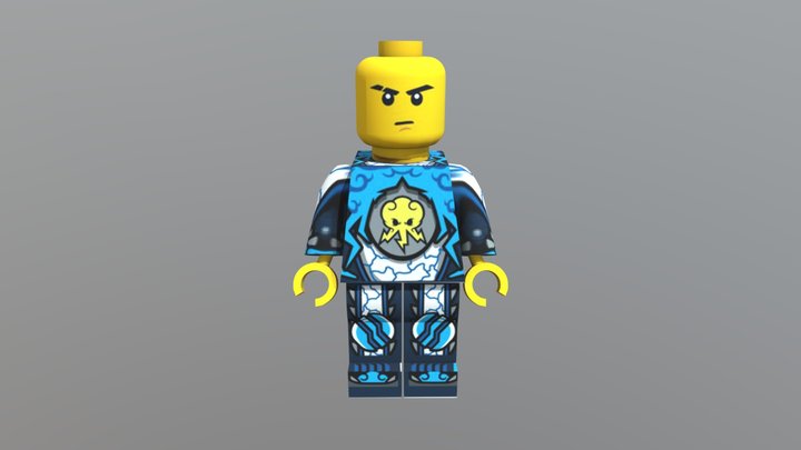 Lego ninja characters 3D Model