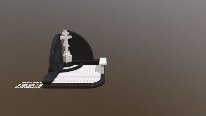 Мемориальный комплекс № 5 3D Model