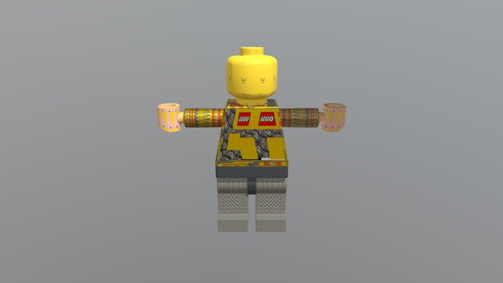 Lego - Model Text 3D Model