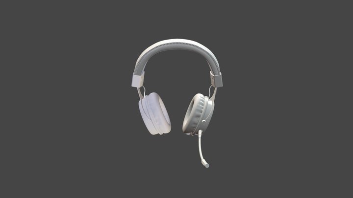 Wireless Gaming Headset 3D Model