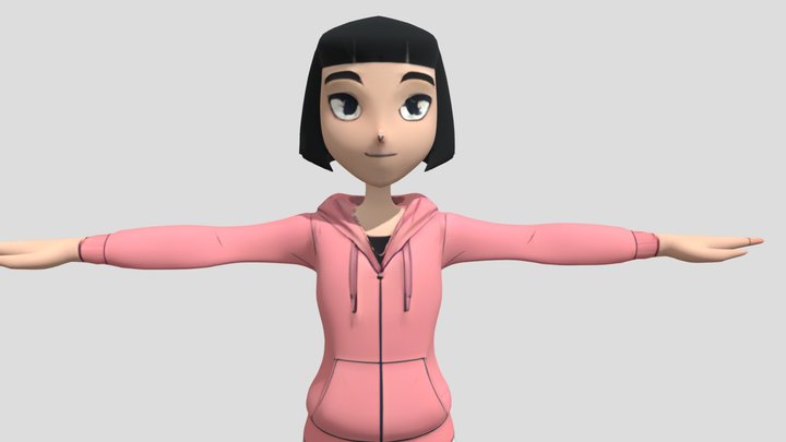 Julie Yamamoto (Ben 10 UAF) Hyper3d 2 3D Model