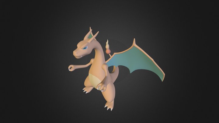 Charizard Traditional 3D Model