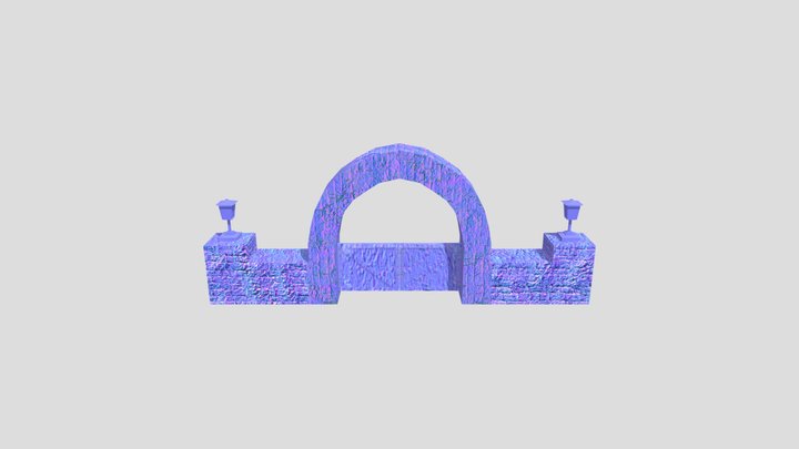 Main Gate Export 3D Model