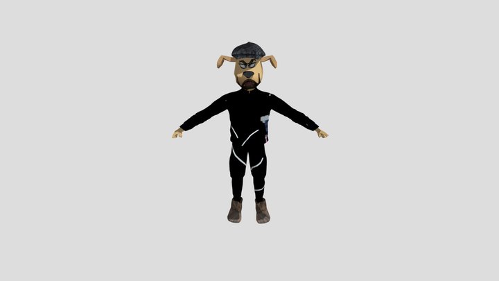 Петрович из игра про пирожок 3D Model