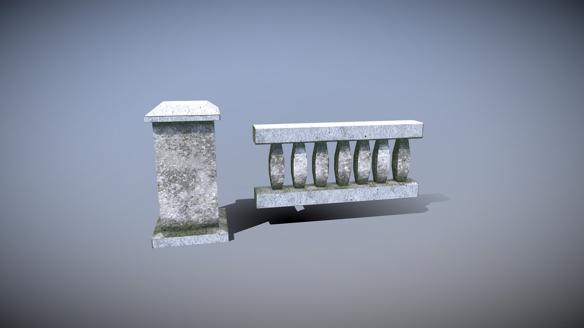 Modular Concrete Fence