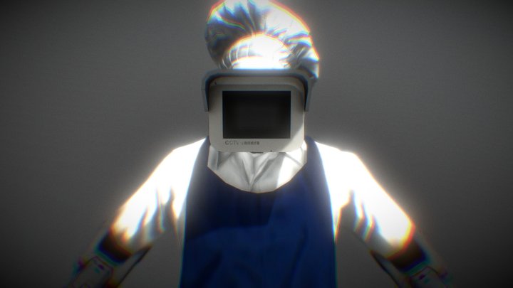 Chef Cameraman 3D Model