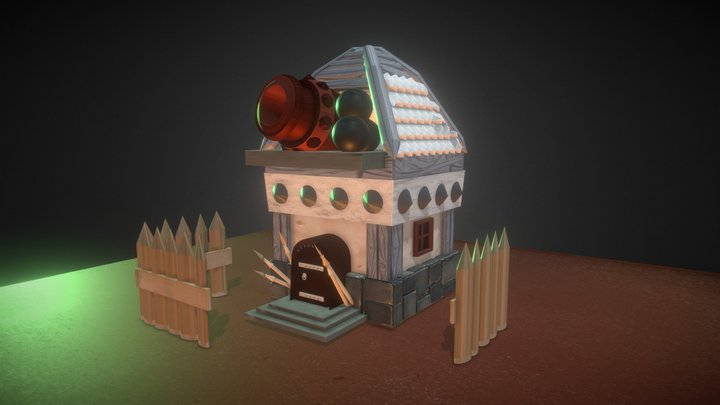 Spooky house 3D Model