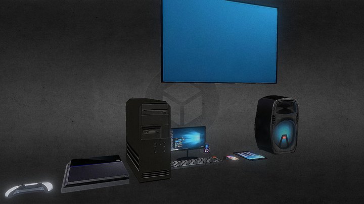 Bedroom Electronics | PSX Asset Pack (Optimized)