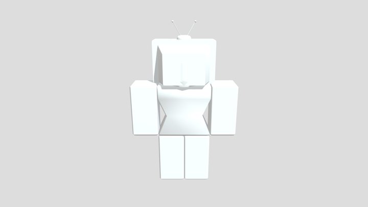 TV women 3D Model