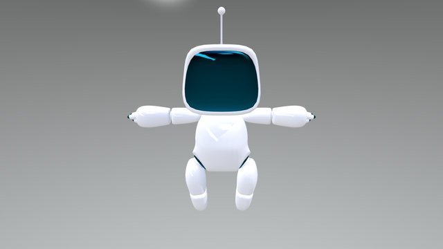 PS4 AR Bot 3D Model