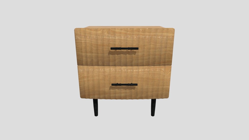 Wooden Drawers With Pattern